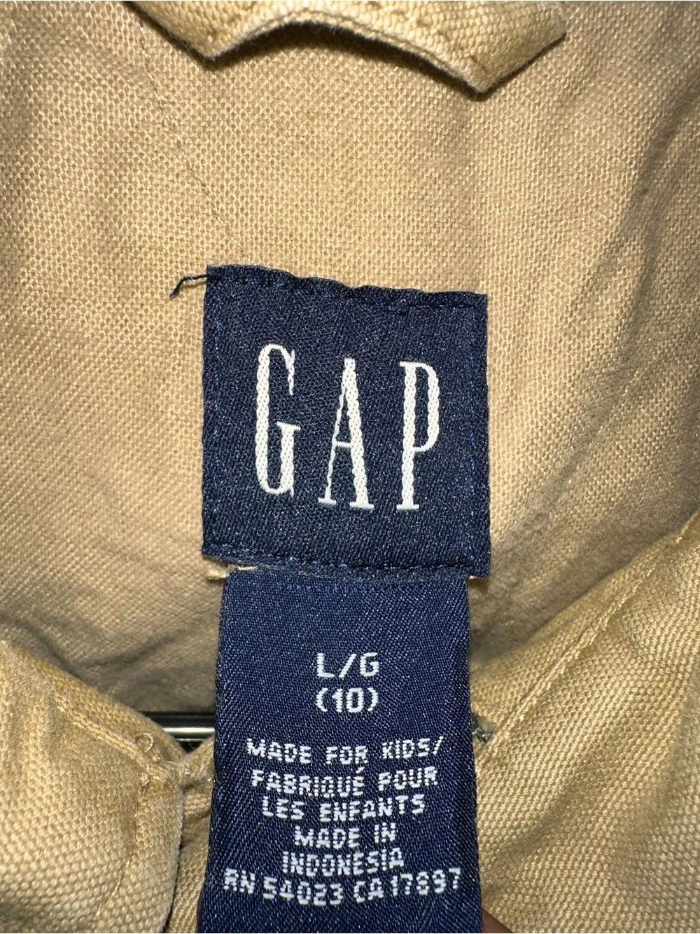 GAP kids Beige Workwear Jacket